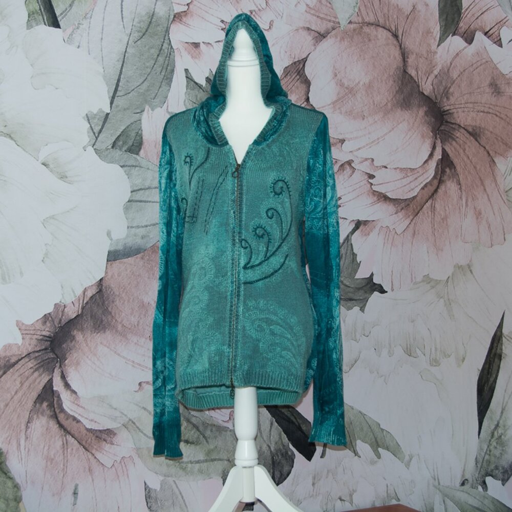 Hooded Cardigan Sweater From Paris